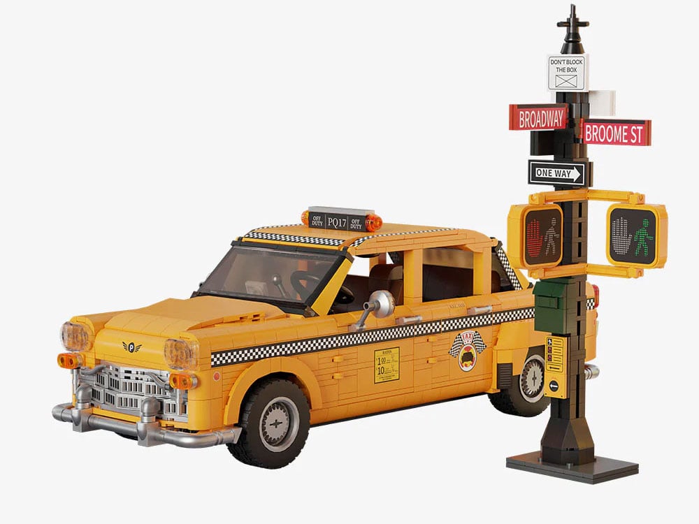 New York Yellow Cab Building Block Set Gallery Image 1