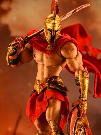 Eternal Warlords Spartan King Leonidas I (Bloodstained Ver.) 1/12 Scale Action Figure Gallery Image 2