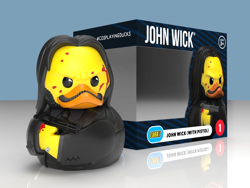 John Wick TUBBZ John Wick (Pistol Ver.) Cosplaying Duck (Boxed Edition) Gallery Image 1