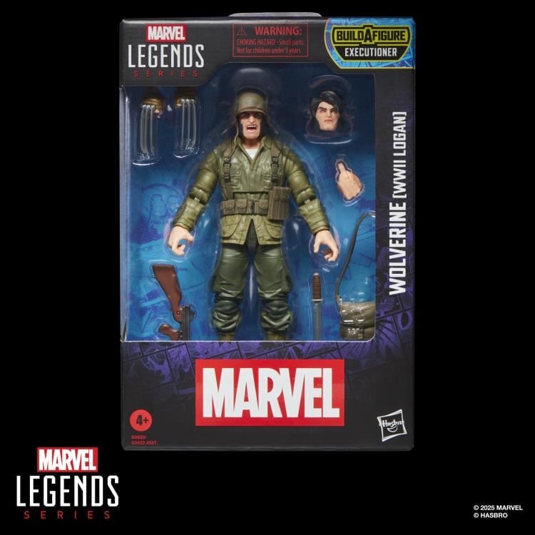 X-Men Marvel Legends Wolverine (WWII Logan) Action Figure (Executioner BAF) Gallery Image 10