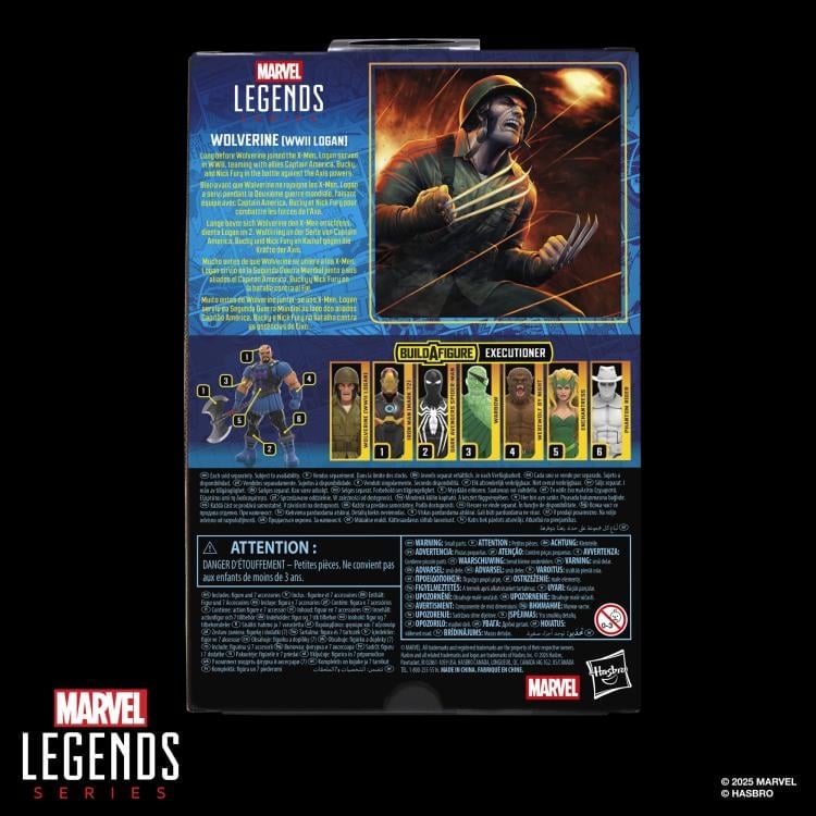 X-Men Marvel Legends Wolverine (WWII Logan) Action Figure (Executioner BAF) Gallery Image 12