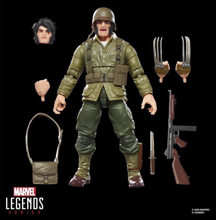X-Men Marvel Legends Wolverine (WWII Logan) Action Figure (Executioner BAF) Gallery Image 9