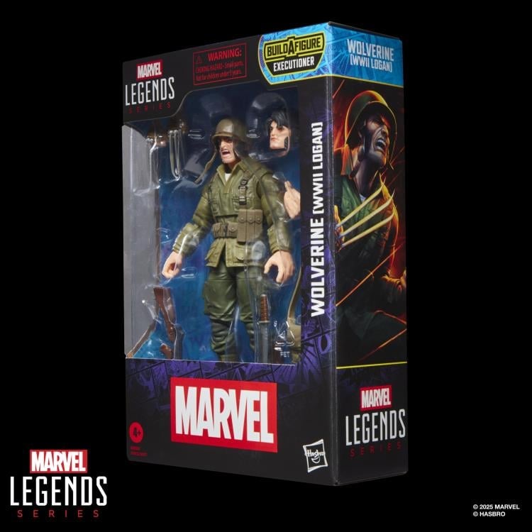X-Men Marvel Legends Wolverine (WWII Logan) Action Figure (Executioner BAF) Gallery Image 11