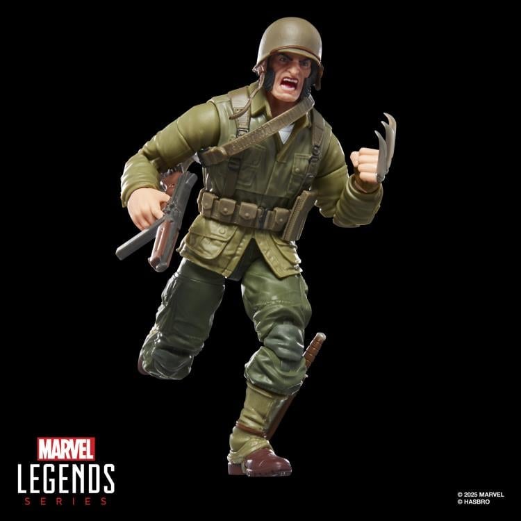 X-Men Marvel Legends Wolverine (WWII Logan) Action Figure (Executioner BAF) Gallery Image 7