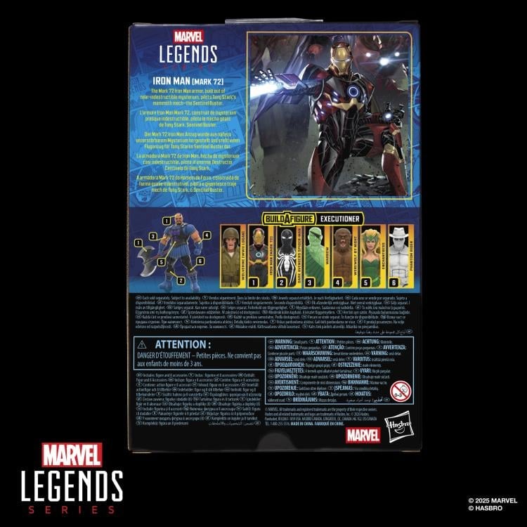 Iron Man Marvel Legends Iron Man (Mark 72) Action Figure (Executioner BAF) Gallery Image 12