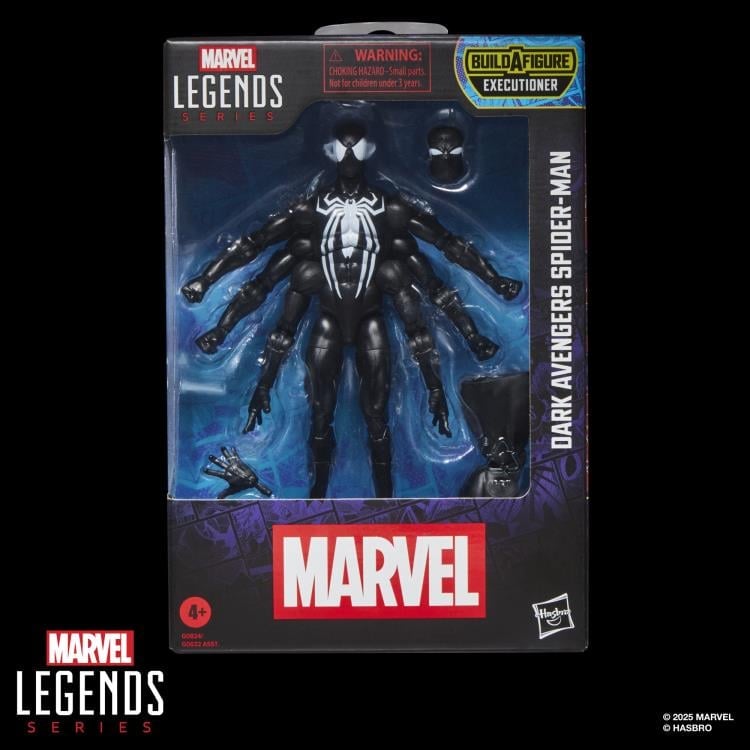 The Avengers Marvel Legends Dark Avenger Spider-Man Action Figure (Executioner BAF) Gallery Image 9