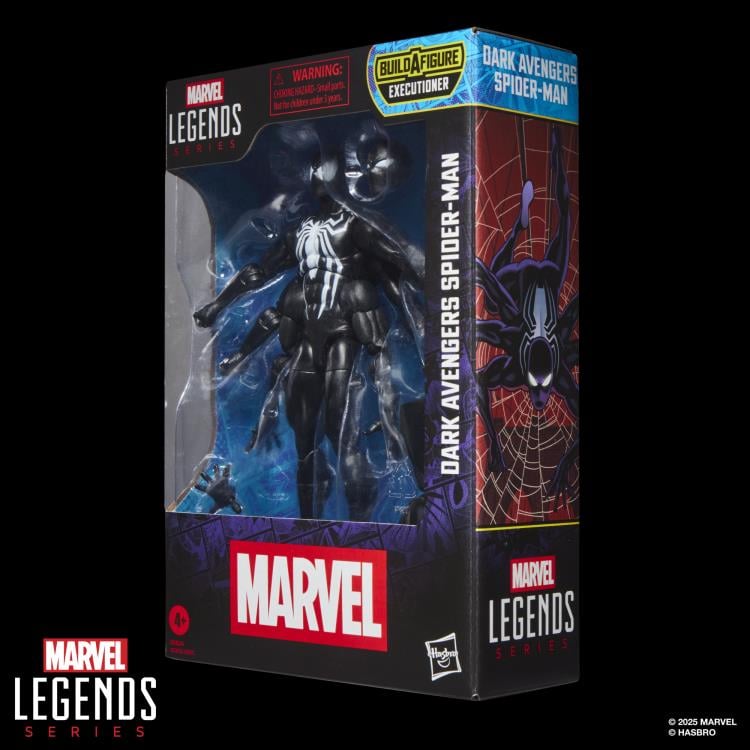 The Avengers Marvel Legends Dark Avenger Spider-Man Action Figure