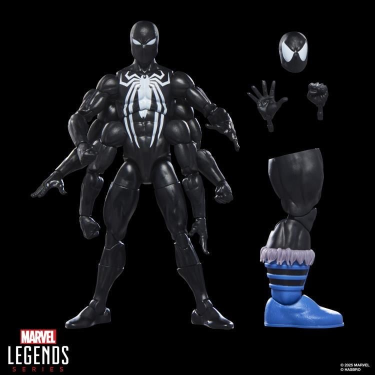 The Avengers Marvel Legends Dark Avenger Spider-Man Action Figure (Executioner BAF) Gallery Image 8