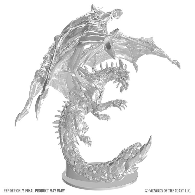 Dungeons & Dragons Nolzur's Marvelous Miniatures Adult Amethyst Dragon Boxed Miniature Gallery Image 3