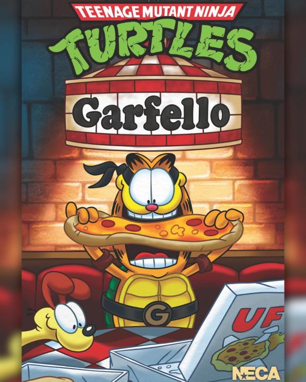 Teenage Mutant Ninja Turtles x Garfield Ultimate Garfello & Odie (Archie Comics) Action Figure Set Gallery Image 18