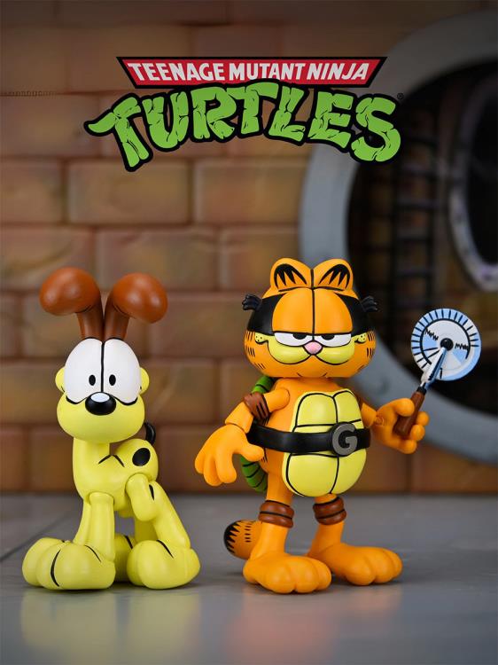 Teenage Mutant Ninja Turtles x Garfield Ultimate Garfello & Odie (Archie Comics) Action Figure Set Gallery Image 17