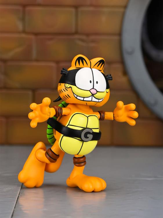 Teenage Mutant Ninja Turtles x Garfield Ultimate Garfello & Odie (Archie Comics) Action Figure Set Gallery Image 11