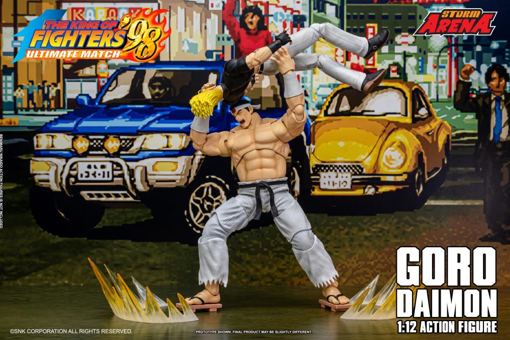 The King of Fighters '98 Ultimate Match Storm Arena Goro Daimon 1/12 Scale Action Figure Gallery Image 24