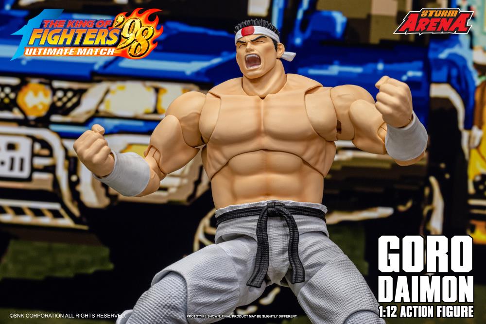 The King of Fighters '98 Ultimate Match Storm Arena Goro Daimon 1/12 Scale Action Figure Gallery Image 17
