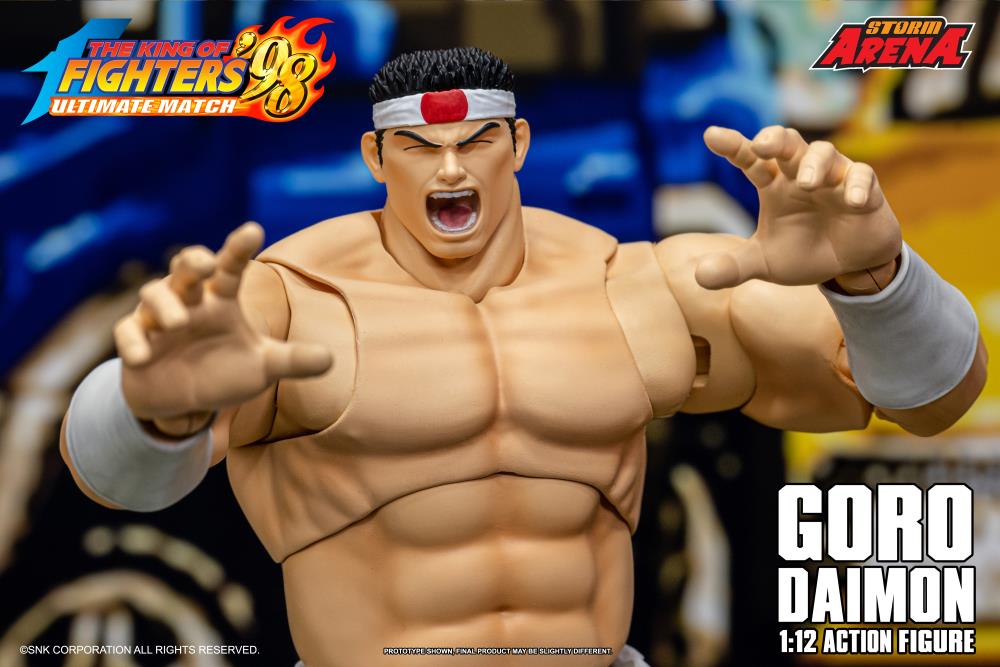 The King of Fighters '98 Ultimate Match Storm Arena Goro Daimon 1/12 Scale Action Figure Gallery Image 4