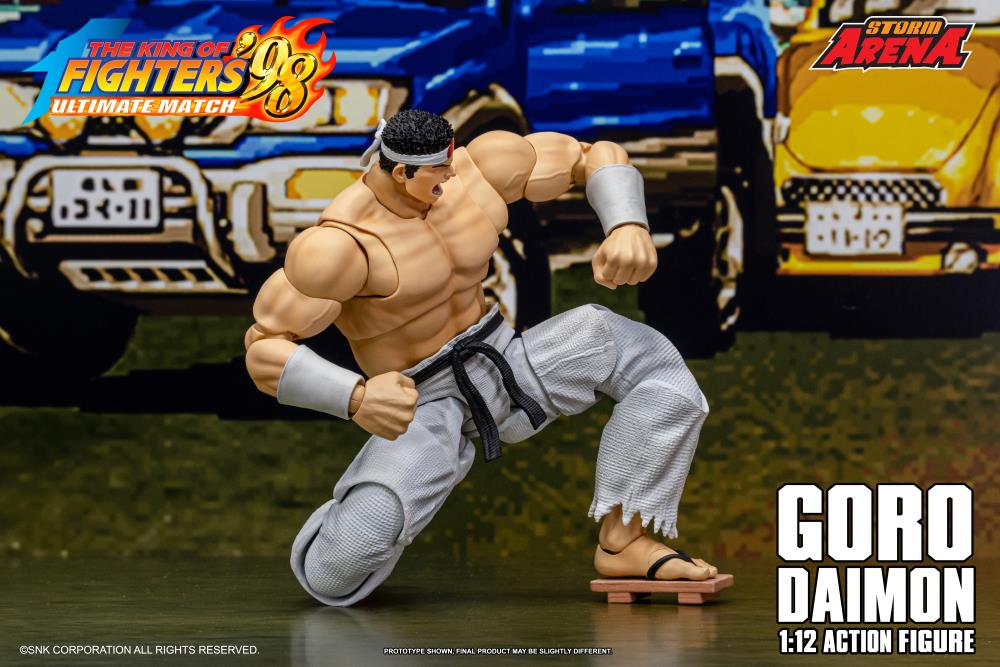 The King of Fighters '98 Ultimate Match Storm Arena Goro Daimon 1/12 Scale Action Figure Gallery Image 9