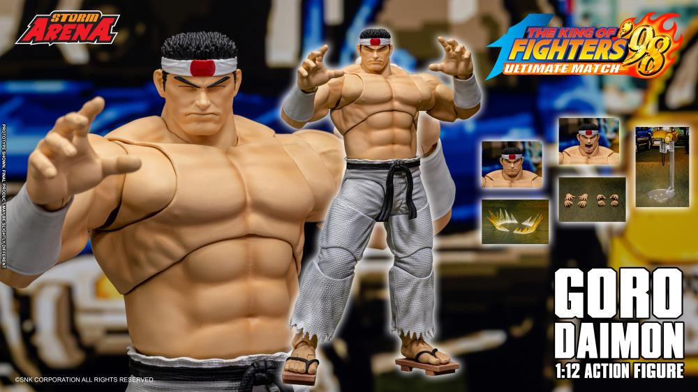 The King of Fighters '98 Ultimate Match Storm Arena Goro Daimon 1/12 Scale Action Figure Gallery Image 26