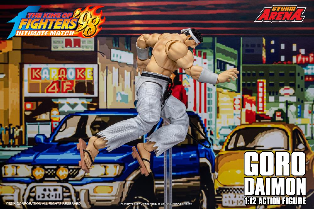 The King of Fighters '98 Ultimate Match Storm Arena Goro Daimon 1/12 Scale Action Figure Gallery Image 8
