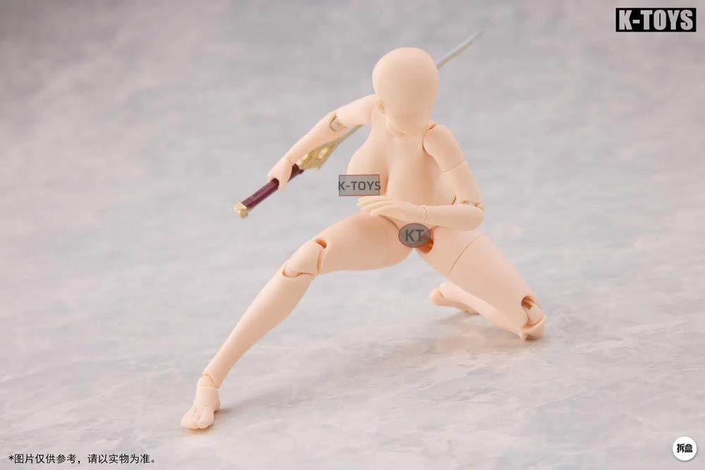 Glamorous Female Body (Ver. 1) 1/12 Scale Action Figure Gallery Image 8