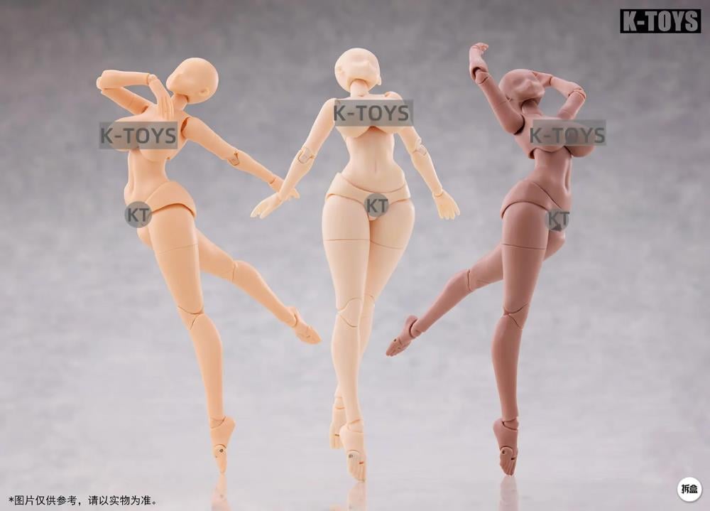 Glamorous Female Body (Ver. 2) 1/12 Scale Action Figure Gallery Image 7