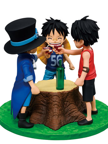 One Piece Revible Moment Ichibansho Ace & Sabo & Luffy (Dramatic Memories) Figure Gallery Image 2