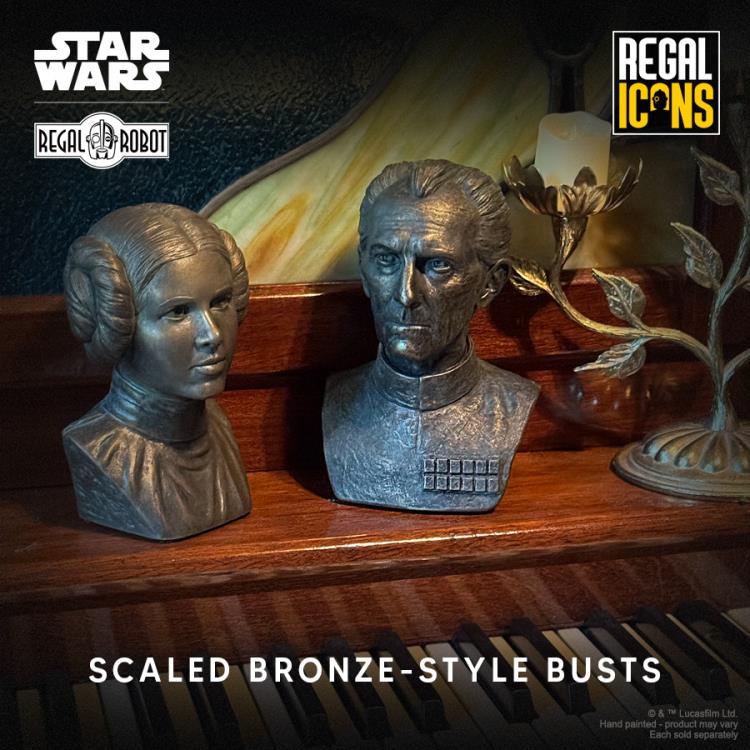 Star Wars Regal Icons Grand Moff Tarkin Bronze-Style Scaled Bust Gallery Image 14