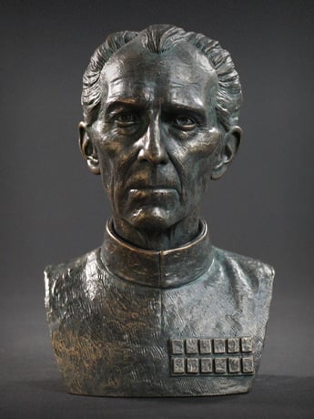 Star Wars Regal Icons Grand Moff Tarkin Bronze-Style Scaled Bust Gallery Image 2