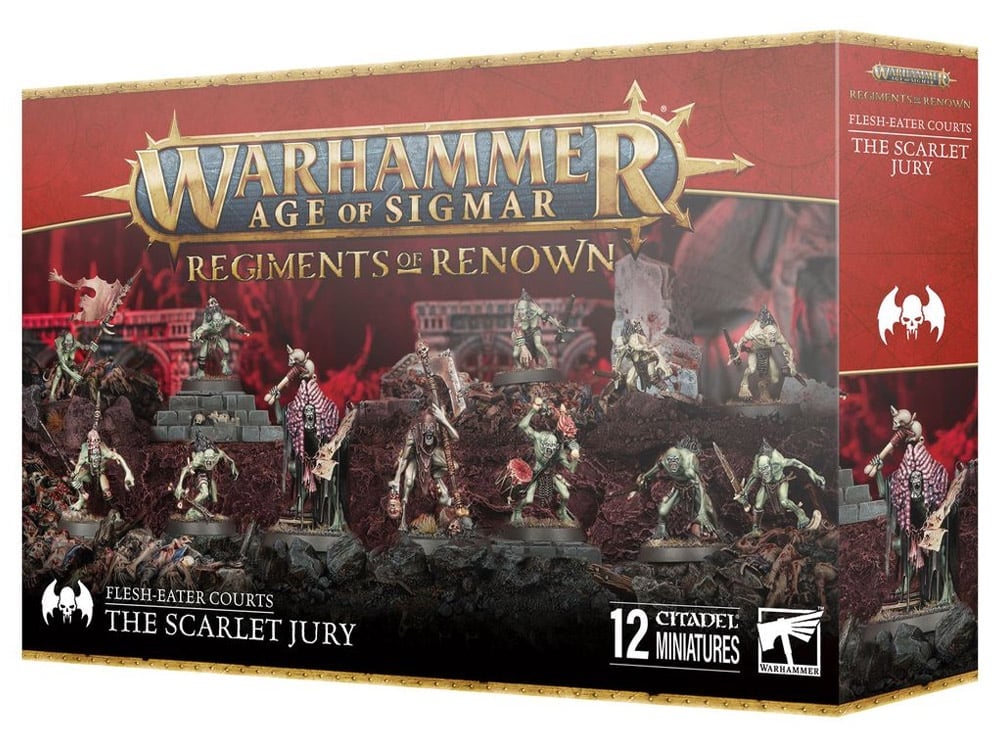 The Scarlet Jury AoS Warhammer エイジオブシグマー Warhammer Age of Sigmar Flesh-Eater Courts The Scarlet Jury