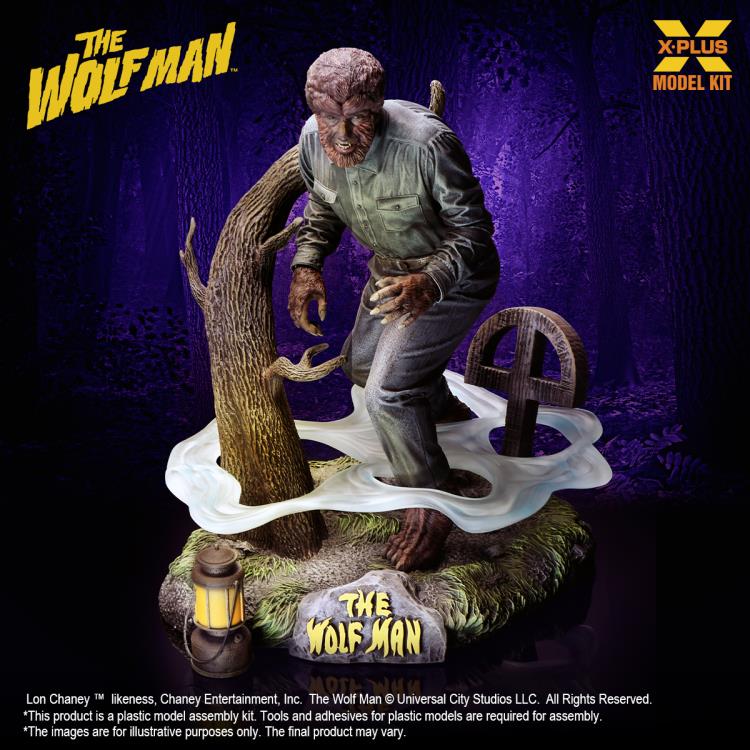 The Wolf Man Lon Chaney Jr. as The Wolf Man 1/8 Scale Model Kit Gallery Image 8