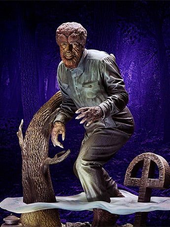 The Wolf Man Lon Chaney Jr. as The Wolf Man 1/8 Scale Model Kit Gallery Image 2