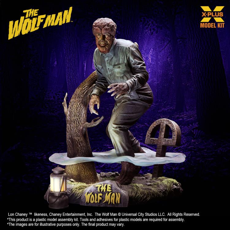 The Wolf Man Lon Chaney Jr. as The Wolf Man 1/8 Scale Model Kit Gallery Image 3