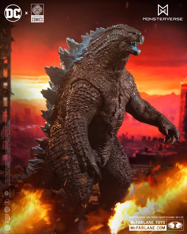 Justice League vs. Godzilla vs. Kong DC Multiverse Wonder Woman vs. Godzilla Figure Two-Pack Gallery Image 6