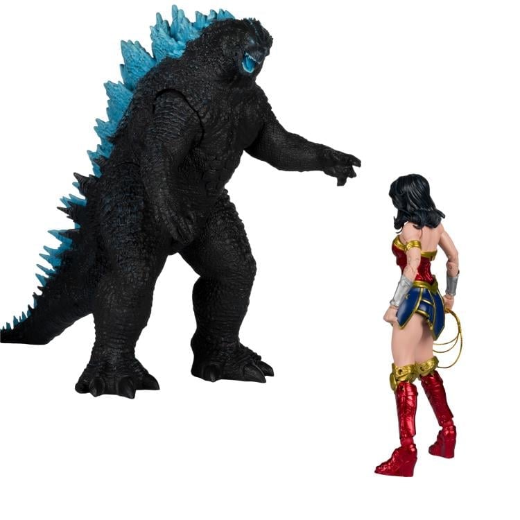 Justice League vs. Godzilla vs. Kong DC Multiverse Wonder Woman vs. Godzilla Figure Two-Pack Gallery Image 9