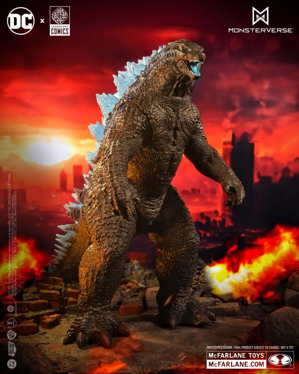 Justice League vs. Godzilla vs. Kong DC Multiverse Wonder Woman vs. Godzilla Figure Two-Pack Gallery Image 4