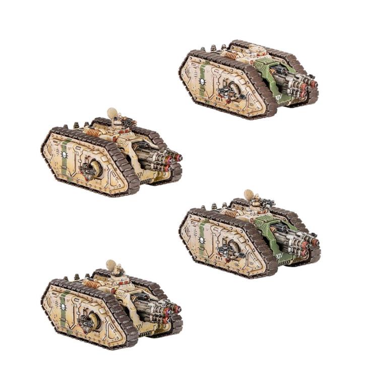 Warhammer: The Horus Heresy Legions Imperialis Legiones Astartes Cerberus Heavy Tank Destroyer Squadron Epic Scale Miniatures Set Gallery Image 3