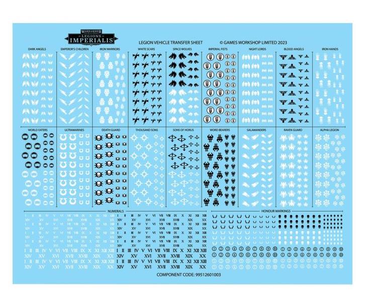 Warhammer: The Horus Heresy Legions Imperialis Legiones Astartes Cerberus Heavy Tank Destroyer Squadron Epic Scale Miniatures Set Gallery Image 5