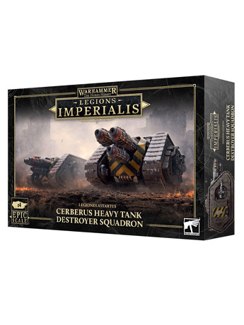 Warhammer: The Horus Heresy Legions Imperialis Legiones Astartes Cerberus Heavy Tank Destroyer Squadron Epic Scale Miniatures Set Gallery Image 2