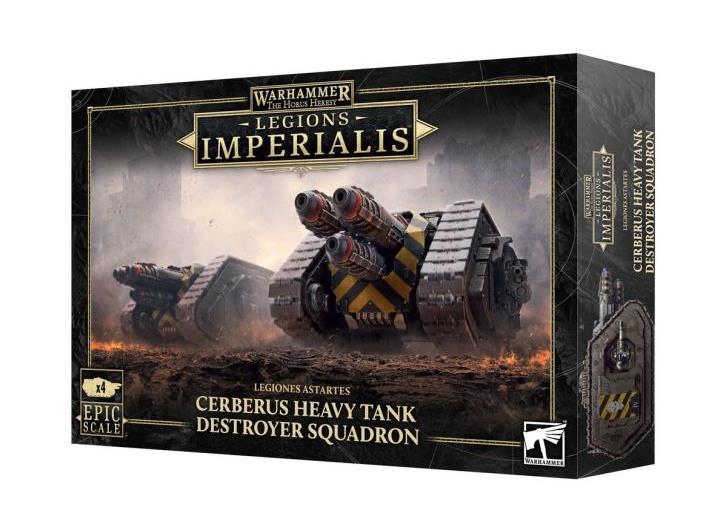 Warhammer: The Horus Heresy Legions Imperialis Legiones Astartes Cerberus Heavy Tank Destroyer Squadron Epic Scale Miniatures Set Gallery Image 7