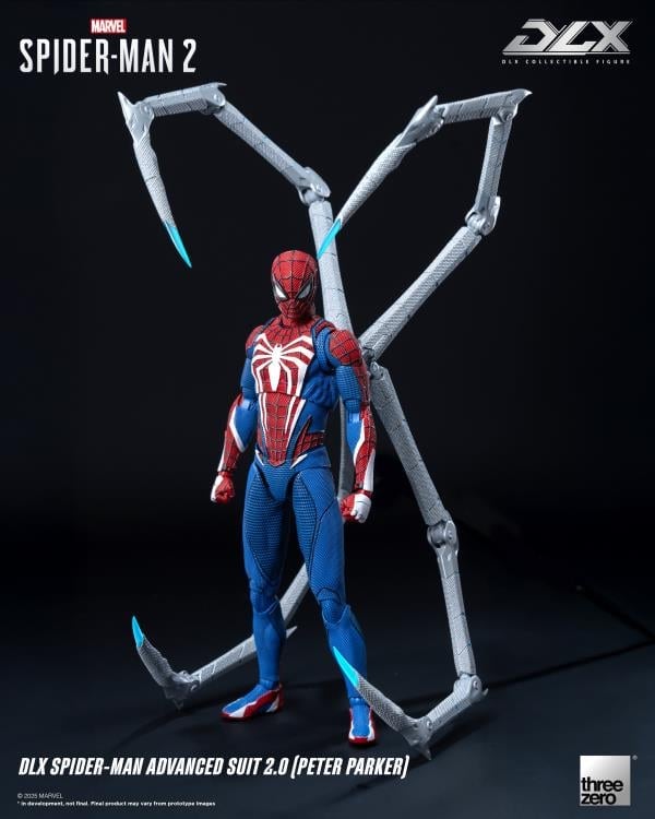 Marvel's Spider-Man 2 DLX Spider-Man Advanced Suit 2.0 (Peter Parker) Action Figure Gallery Image 3