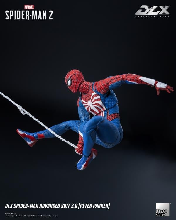 Marvel's Spider-Man 2 DLX Spider-Man Advanced Suit 2.0 (Peter Parker) Action Figure Gallery Image 12