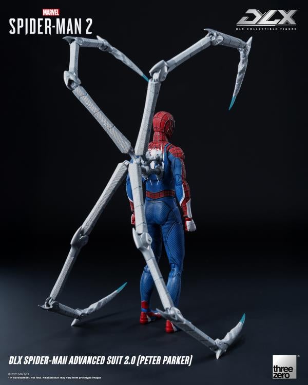Marvel's Spider-Man 2 DLX Spider-Man Advanced Suit 2.0 (Peter Parker) Action Figure Gallery Image 4