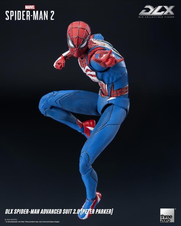 Marvel's Spider-Man 2 DLX Spider-Man Advanced Suit 2.0 (Peter Parker) Action Figure Gallery Image 8