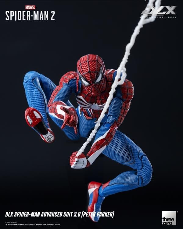 Marvel's Spider-Man 2 DLX Spider-Man Advanced Suit 2.0 (Peter Parker) Action Figure Gallery Image 7