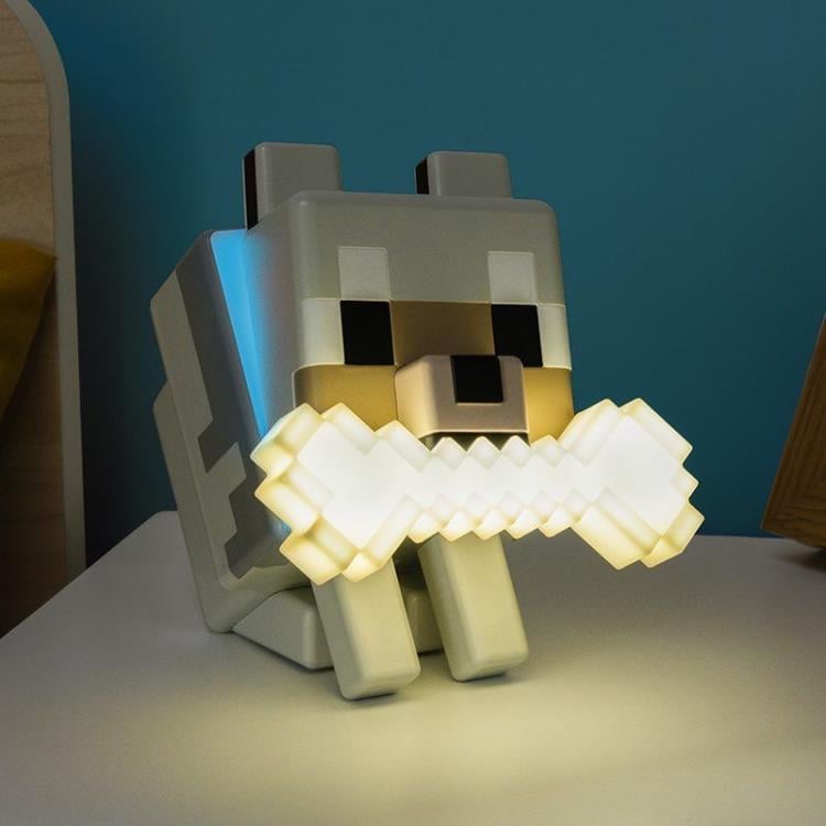 Minecraft GloBuddies Wolf Light Gallery Image 4