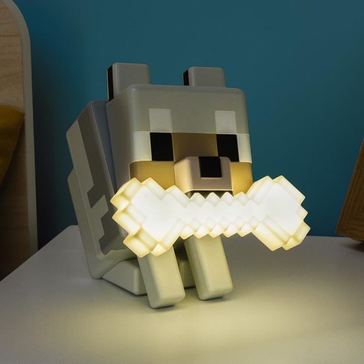 Minecraft GloBuddies Wolf Light Gallery Image 7
