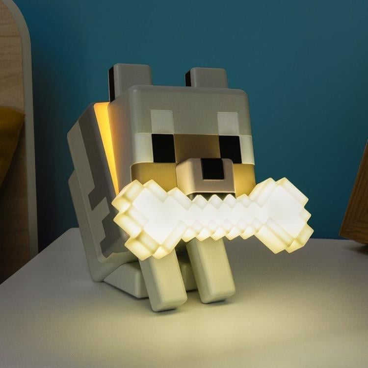 Minecraft GloBuddies Wolf Light Gallery Image 6