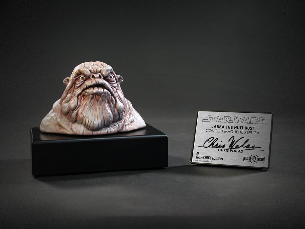 Star Wars: Return of the Jedi Archive Collection Jabba the Hutt Bust (Signature Edition) Limited Edition Concept Maquette Replica Gallery Image 1