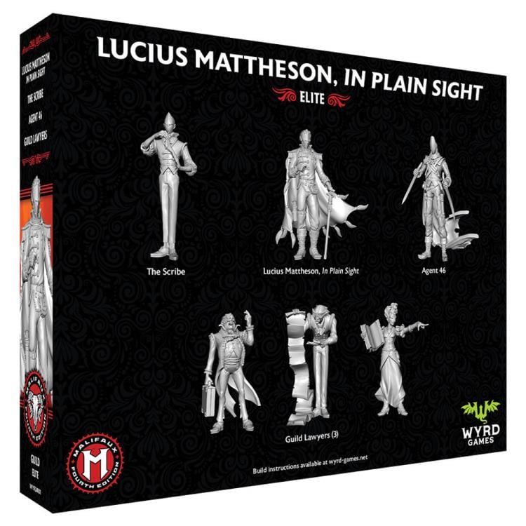 Malifaux: 4th Edition Lucius Mattheson, In Plain Sight Miniatures Set Gallery Image 4