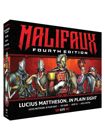 Malifaux: 4th Edition Lucius Mattheson, In Plain Sight Miniatures Set Gallery Image 2