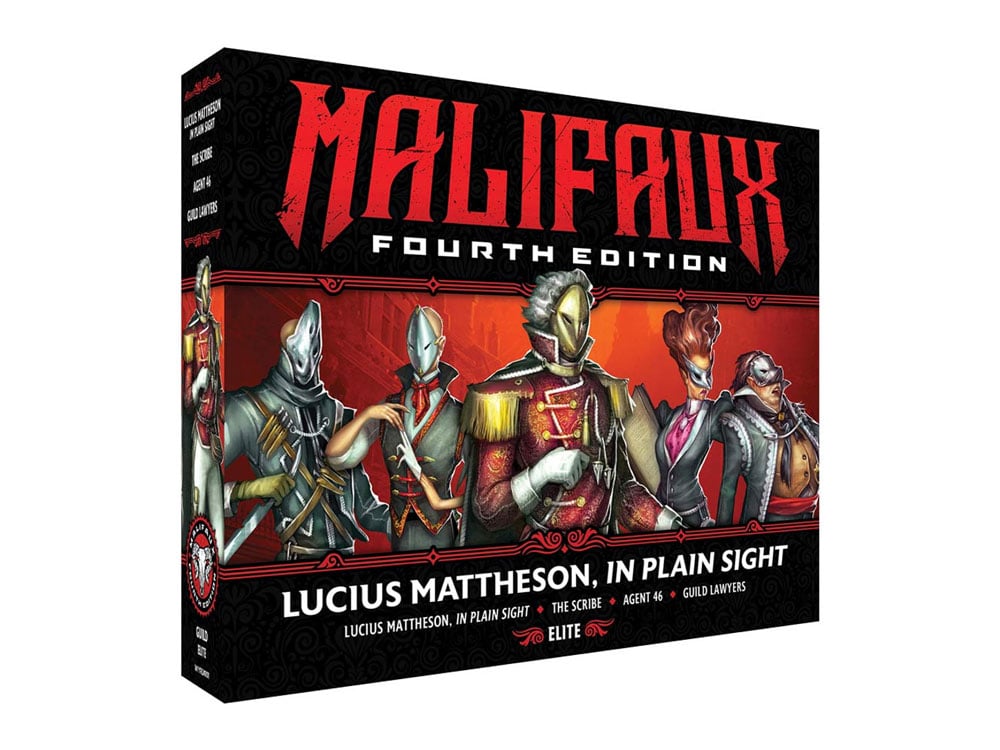 Malifaux: 4th Edition Lucius Mattheson, In Plain Sight Miniatures Set Gallery Image 1